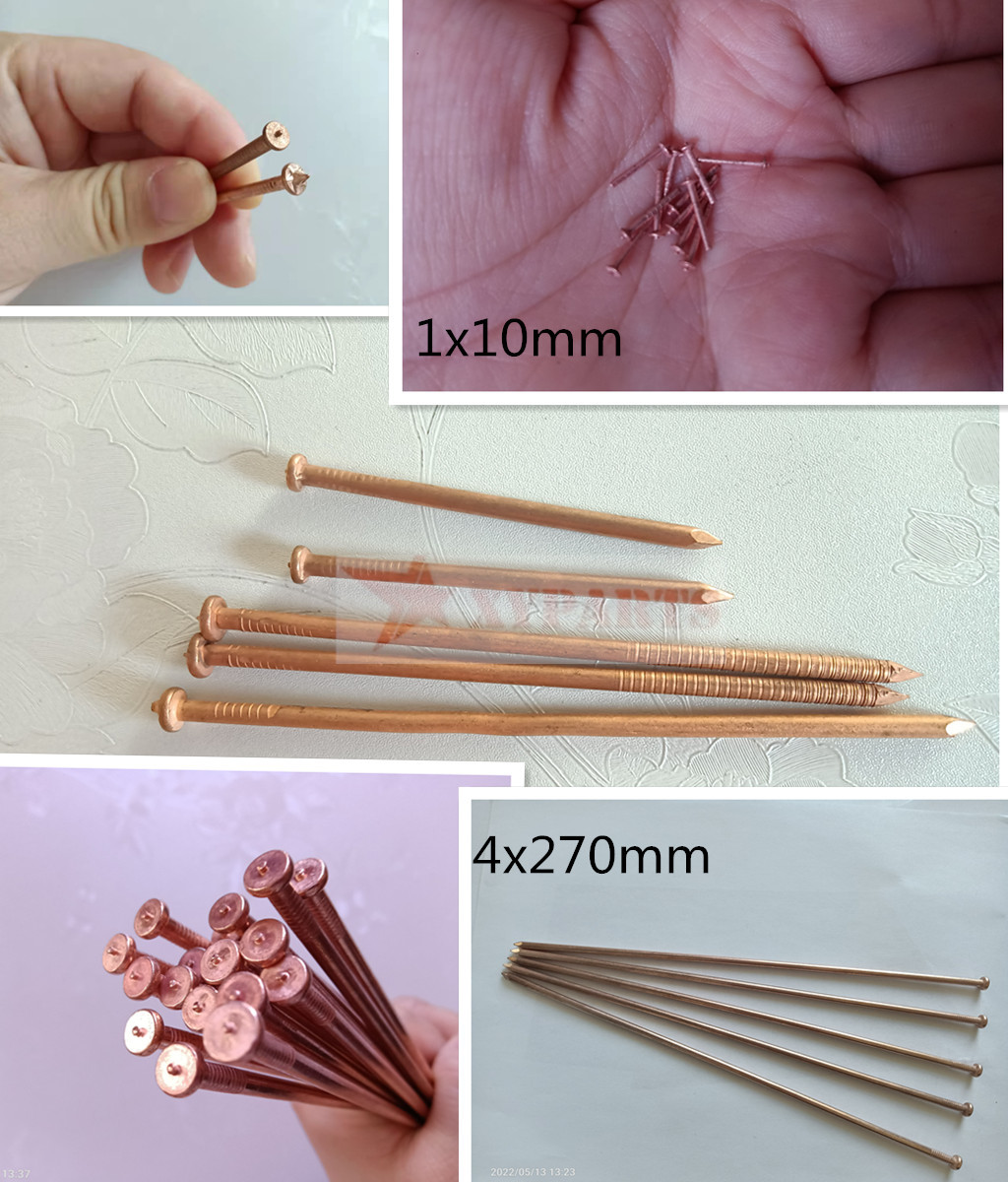 12 Ga Insulation Accessories Power Point Cd Weld Pins With Copper Plated