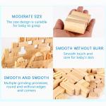 Montessori Education Wooden Grains Stacking Building Blocks Kindergarten