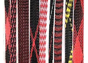 Quality Strong Abrasion Resistance PET Braided Sleeving For Industrial Hoses Protection wholesale