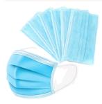 Blue Color Non Woven Face Mask , Disposable Earloop Face Mask 17.5*9.5cm