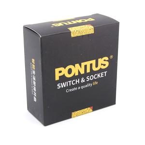 Quality 400gsm Fully Black Packaging Box Printing With Auto - Lock Bottom wholesale