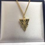 American best-selling shiny gold plating customized stainless steel glitter