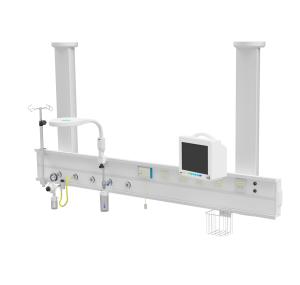 Quality 1.0m Rail Hospital Bed Head Panel Hanging Double Chamber wholesale