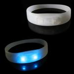 Motion Activated Silicone LED Bracelet For Concert,Carnivals, Sporting Events,