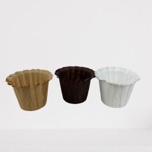 Quality Flanging Top Hat Paper Cake Cups Non Stick High Temperature Baking wholesale