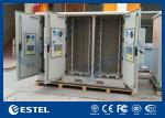 Three Compartments Outdoor Street Cabinets Telecoms For Base Station / 4G System