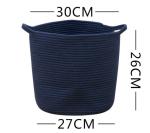 Decorative Custom Woven Cotton Rope Laundry Toys Candy Storage Fabric Container