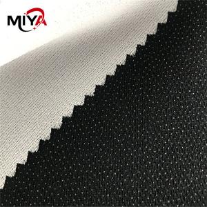 Quality 100 Percent Polyester 75D Collar Woven Fusible Interlining wholesale