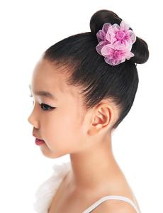 Quality Cerise Artificial Dancing Harem Flower Head Piece Dance Accessories For Kids wholesale