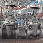 Flange Ends Cast Steel Gate Valves ASME B16.5 Size 2" To 36" API 6D