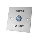 HS851L 86*86mm Thick faceplate 304 Stainless Steel Push Button,Output NO/NC/COM