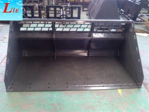 Quality China skid steer loader snow bucket attachment skid steer buckets wholesale