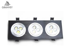Quality Residential 3W 4W 5W Adjustable Led Recessed Lighting Square Three Head Indoor wholesale