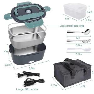 Quality Electric Dinnerware Lunch Box for Stainless Steel Rice Container Kitchen Food Storage wholesale