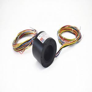 Quality Precious Metal 55mm Through Hole Slip Ring Aluminium Alloy Housing wholesale