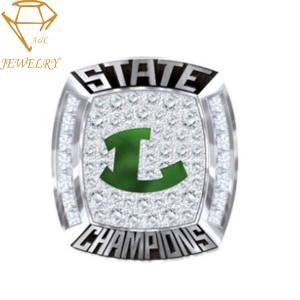 Quality Silver Football Championship Rings For Kids wholesale