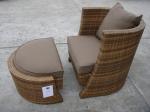 6pcs wicker garden furniture