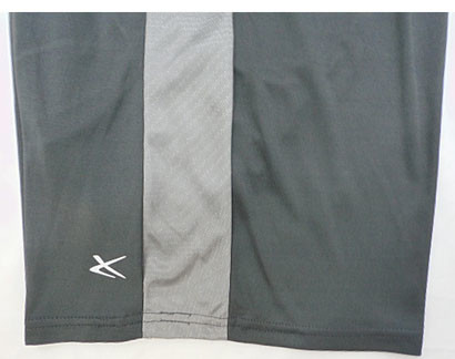 Elastic Drawstring Front Mens Soccer Shorts , Knee Length Sports Shorts Mens Grey Color