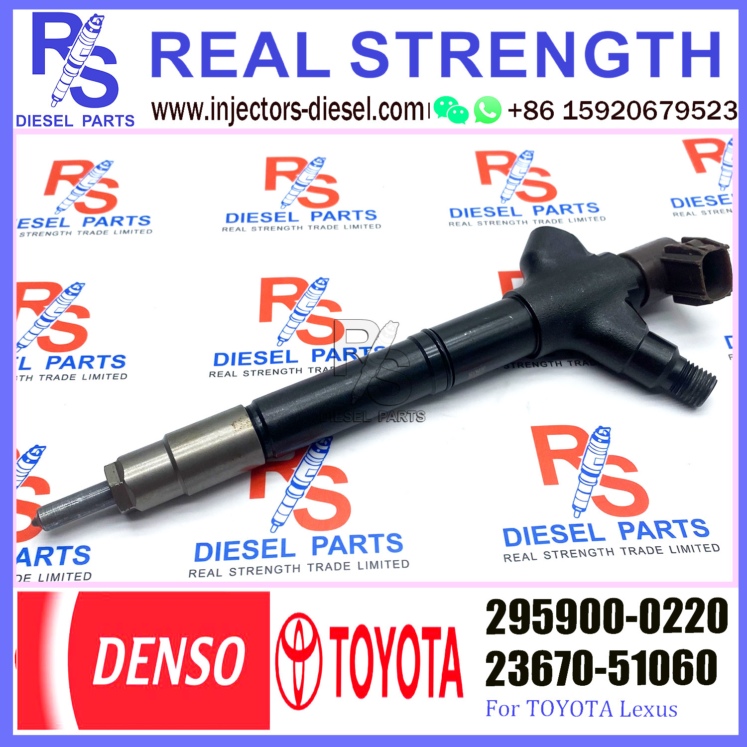 Common Rail Diesel Injector nozzle 23670-59045 23670-51060 295900-0220 for TOYOTA Lexus LX570 Land Cruiser 200 1VDFTV
