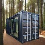 Galvanized Steel Square Tubes Modified Prefabricated Shipping Container House