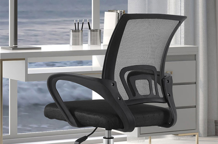 Pink Orange Mesh Fabric Office Chairs Adjustable Rolling Chair Contemporary