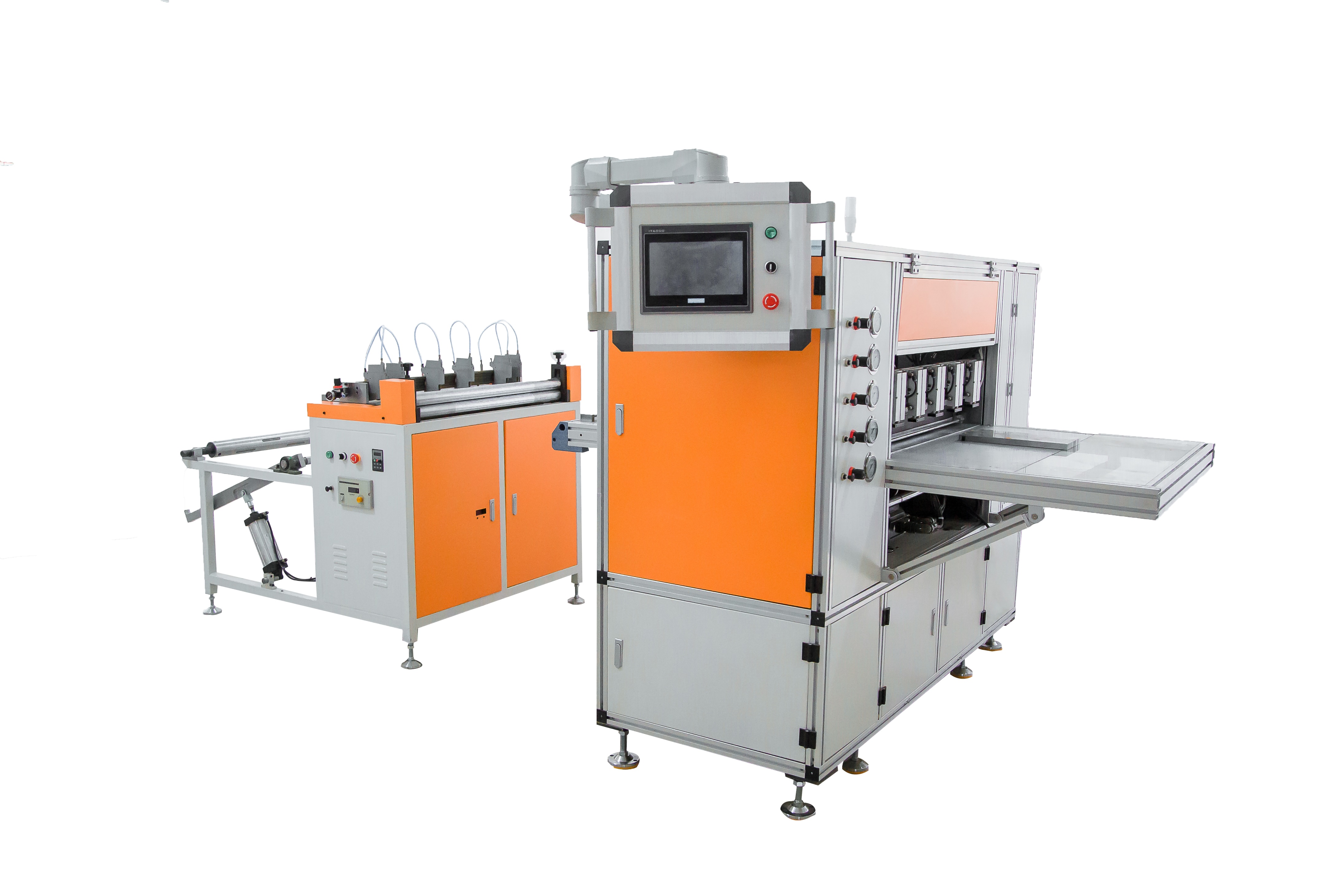 Computerized HEPA Filter Pleating Machine 1KW Knife Paper Pleating Machine 1300mm Working Width