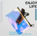 ziplock plastic waterproof bag for swimsuit, slider zipper pvc pouch ziplock bag