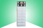 12 Cell Corrugated Cardboard Display Stands For Firestarter , Cardboard Floor