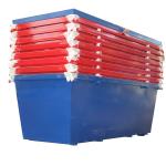 Rubbish 6M Waste Skip Boat Shaped Offshore Boat Skip Sea Waste Oil Drilling