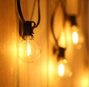 Quality 100Ft G40 Outdoor Led Light String Globe Bulbs Black Wire Connectable wholesale