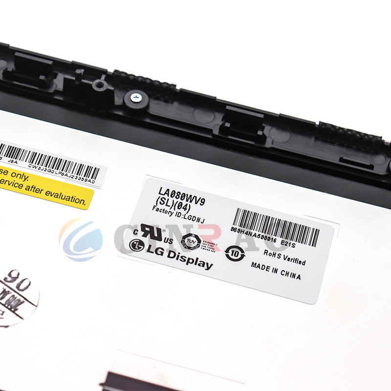 8.0 Inch LG TFT LCD Car Panel LA080WV9(SL)(04) ISO9001 Certificate Approved