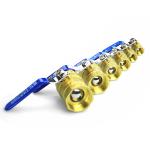 600Wog PN40 DN15-DN50 NPT Thread Brass Ball Valve