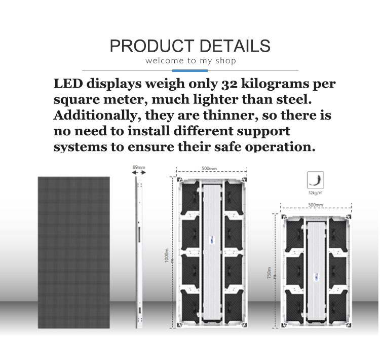 Outdoor Full Color P8 P10 LED Video Wall With Linsn Novastar Controller