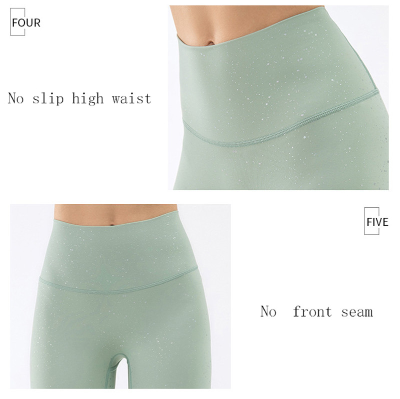 Flash Sequin Yoga Set Clothes Nylon Moisture Wicking Womens 2 Piece Workout Sets