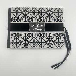 Quality Flocky Cover Custom Journal Printing 240 Pages With Ribbon Closure wholesale