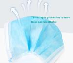 Portable Foldable 3 Ply Face Mask Personal Health Care Non Woven Fabric Mask