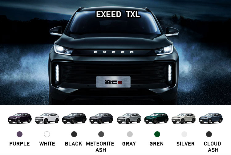 2022 Chery Exeed Lingyun 4WD 400T 300T 2.0 AWD Mid-size SUV High Speed Gas Car Exeed TXL Electric Copilot Seat Adjustment