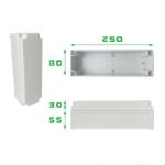 TY-8018070 Ip67 Electric Connection Box Waterproof Terminal ABS Plastic