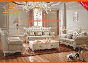 Quality Dubai latest antique wooden top grain leather corner sofa furniture design wholesale