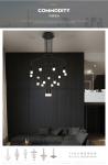 Modern Ceiling Chandelier Led Living Dining Room Bedroom Lobby Staircase Loft
