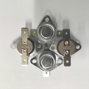Quality 250V 10A Automatic Reset KSD301 Bimetal Electric Thermostat PPS Case Stainless Steel Cap 24mm wholesale
