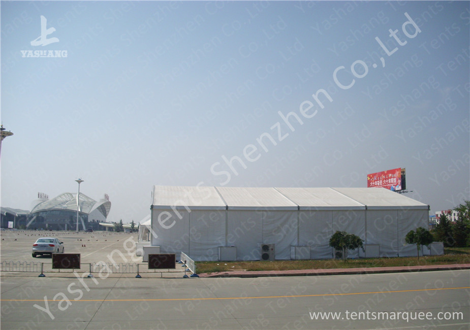 Outdoor UV Resistant Aluminum Profile AUDI Car Exhibition Tent PVC Fabric Cover
