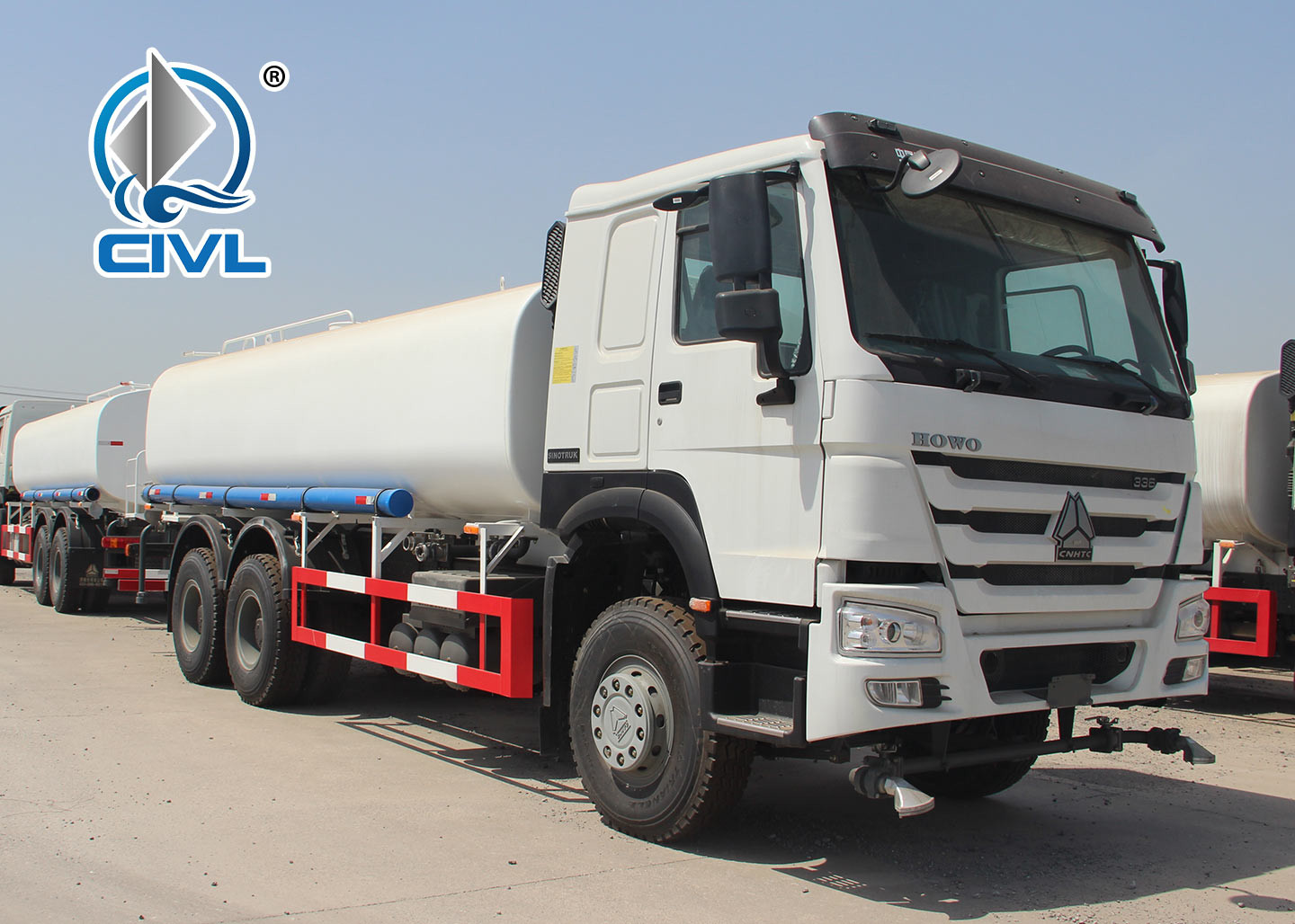 new 25M3 SINOTRUK SWZ Water Tank Truck 6x4 371hp Engine Euro II/III with good price