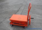 1190mm Height Ball Screw Scissor Lift Table Truck Without Hydraulic Pump Mobile