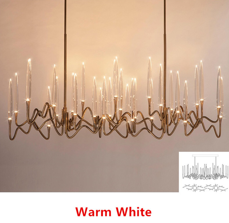 Luxury Crystal Chandelier Living Room Dining Bedroom Gold Silver Chandelier (WH-MI-414)
