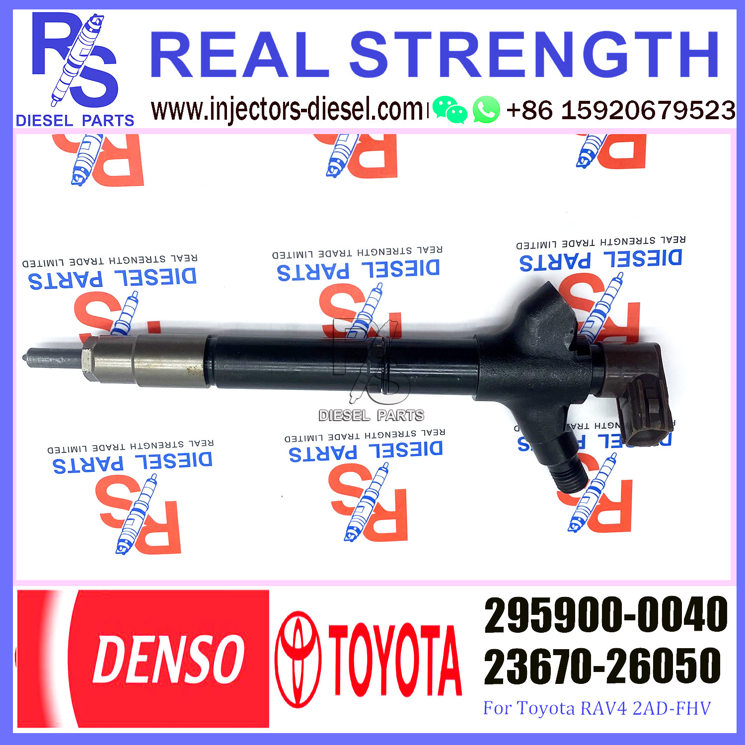Common Rail Fuel Injector 295900-0040 295900-0070 295900-0160 095000-0410 23670-0R080 23670-0R081 23670-29135 23670-2913