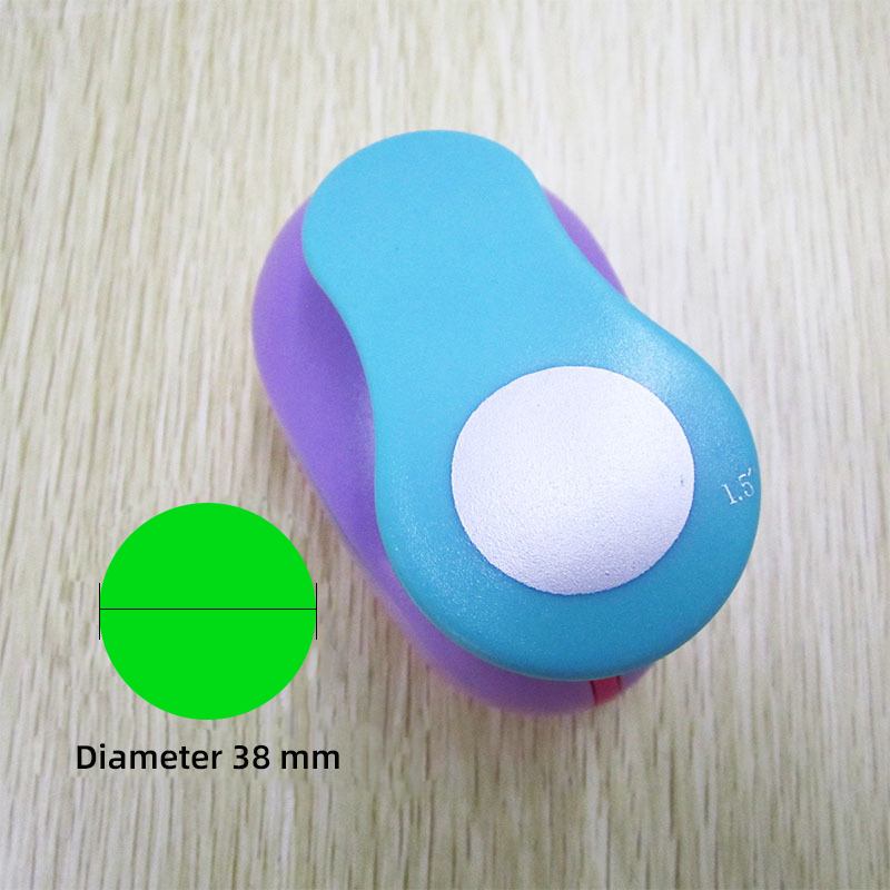Customized Colorful 8-75mm Round Hole Punch DIY Mini Craft Paper Flower Punch for Kids