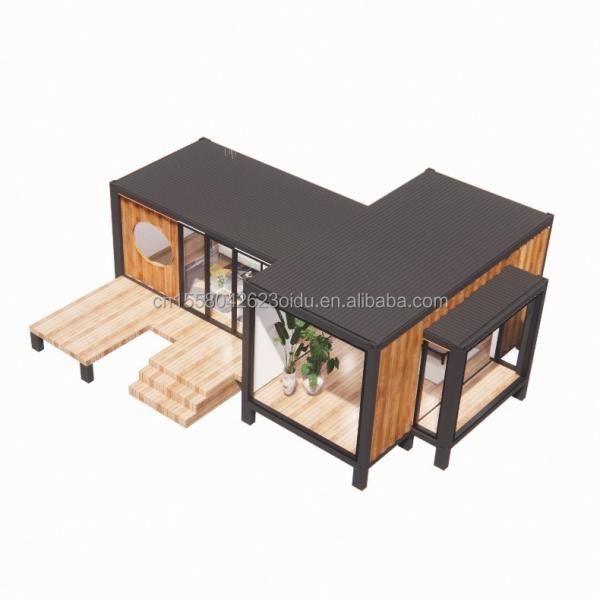 Modern Design Luxury Glass Wall Prefab Container House StrayBirds Prefabricated