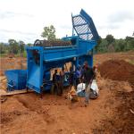 30T/H,35Kw Power, 7m Length ,Steel,Rotary Movable,Gold Washing Trommel Screen