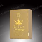 Premium Brandy Cardboard Paper Box Custom Print Coloring